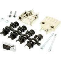 MH Connectors MHDTPK9HD15MS-K D-sub male connectorset 180 ° Aantal polen: 9 Soldeerkelk 1 stuk(s) - thumbnail