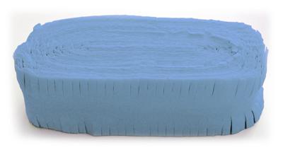 Lichtblauwe Crepe Papier Slinger - 24 meter