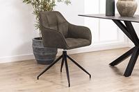 Bendt Eetkamerstoel 'Helena' Draaibaar, kleur Bruin - thumbnail