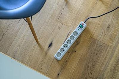 Brennenstuhl Eco-Line 13.500A stekkerdoos met overspanningsbeveiliging 6-voudig - thumbnail