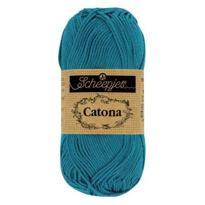 Scheepjes Catona 25g - 400 Petrol Blue - Haakgaren / Breigaren