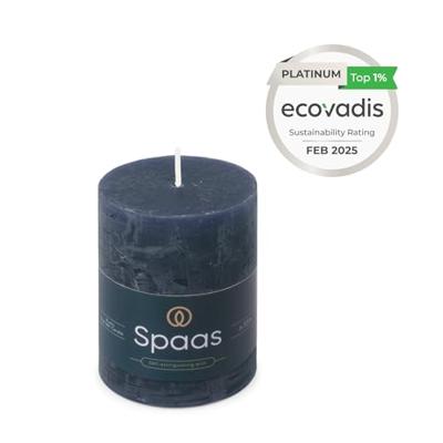 Kaars rustiek 70/95 mm donkerblauw I Spaas - Spaas Kaars rustiek 70/95 mm donkerblauw I Spaas - Spaas