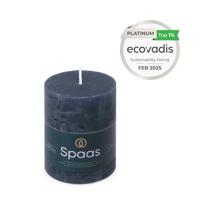 Kaars rustiek 70/95 mm donkerblauw I Spaas - Spaas - thumbnail