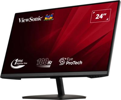 Viewsonic VA2408-MHDB LED-monitor Energielabel E (A - G) 60.5 cm (23.8 inch) 1920 x 1080 Pixel 16:9 1 ms HDMI, DisplayPort, USB-B, Audio, stereo (3.5 mm