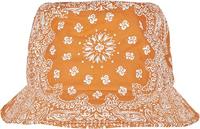 Flexfit FX5003BP Bandana Print Bucket Hat - Orange/White - One Size - thumbnail