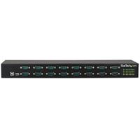 StarTech.com 16-poorts USB naar seriële adpater hub, USB naar RS232 poort-adapter met serieschakeling, rackmontage - thumbnail