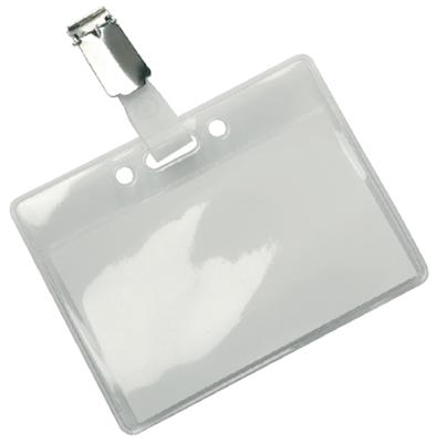 Badge Europel met strip en clip 90x60mm | 24 stuks