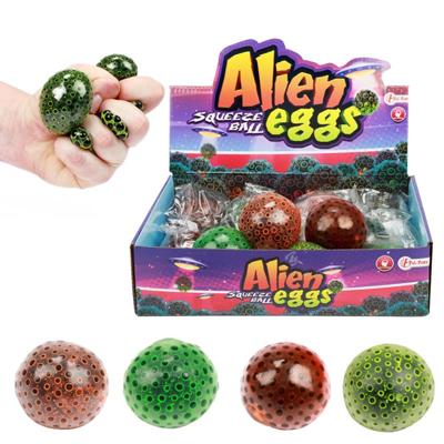 Toi-Toys Knijpbal alien ei met waterparels Toi-Toys Knijpbal alien ei met waterparels
