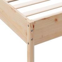 Bedframe zonder matras massief grenenhout 75x190 cm - thumbnail