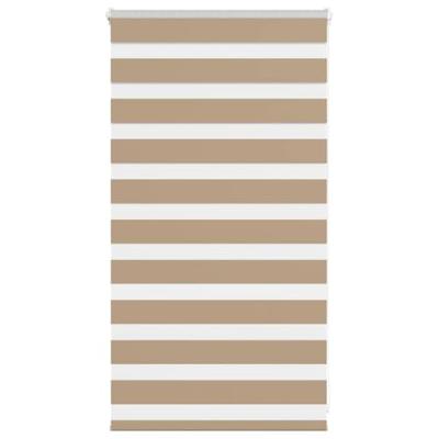 Zebra Blind 70x100 cm stofbreedte 65,9 cm polyester zandbruin