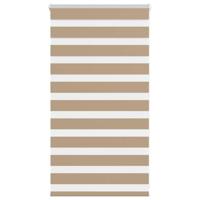 Zebra Blind 80x100 cm stofbreedte 75,9 cm polyester zandbruin - thumbnail
