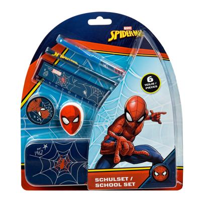 Undercover Schoolset spiderman, 6dlg.