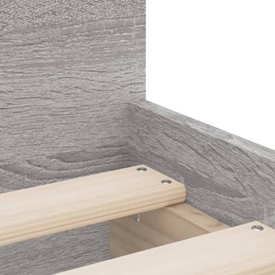 Bedframe met lades grijs sonoma eikenkleurig 90x190 cm - thumbnail