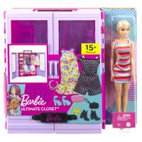 Barbie Super kledingkast speelset met pop - thumbnail