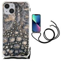 iPhone 14 Plus Case Anti-shock Krokodillenprint - thumbnail