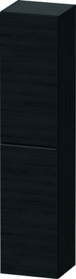 Hoge Kast Duravit D-Neo Kolomkast Wand 176 cm Linksdraaiend Mat Eiken Zwart Duravit