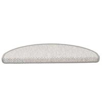 VidaXL Trapmatten zelfklevend 15 st sisal-look 65x21x4 cm platinakleur - thumbnail