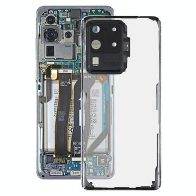 Glazen transparante batterij achterkant voor Samsung Galaxy S20 Ultra SM-G988 SM-G988U SM-G988U1 SM-G9880 SM-G988B/DS SM-G988N SM-G988B SM-G988W (Tran