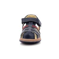 Leren jongenssandalen Platinium KICKERS® marineblauw - thumbnail