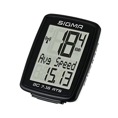 Sigma BC 7,16 Kilometerteller 7 functies - Zwart Sigma BC 7,16 Kilometerteller 7 functies - Zwart