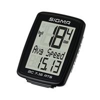Sigma BC 7,16 Kilometerteller 7 functies - Zwart - thumbnail