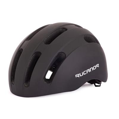 Rucanor City Flow Fietshelm E bike Verstelbaar Zwart Maat 58 61 cm (L)