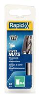 Rapid Blindklinkmoeren M4, 20 stuks + boor - 5000671 - 5000671 - thumbnail