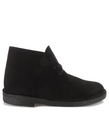 Clarks - Desert Boot suede black Suede Heren