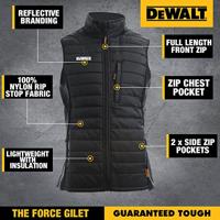 DeWalt Force Bodywarmer | Zwart | L - FORD00L00 - thumbnail