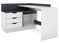 byLIVING Bureau Belfast (wit/antraciet) - thumbnail