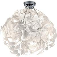 LED Plafondlamp - Moderne Chroom Plafondverlichting - E27 Fitting - Aluminium - thumbnail