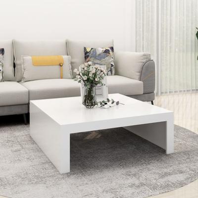 Salontafel 100x100x35 cm spaanplaat wit Salontafel 100x100x35 cm spaanplaat wit