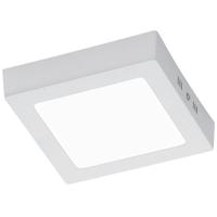 LED Plafondlamp 12W - Warm Wit 3000K - Vierkant Mat Wit Aluminium - thumbnail