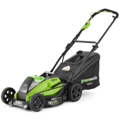 Greenworks GD40LM45 Accu grasmaaier | 40 Volt Lithium-Ion gazonmaaier 45 cm maaibreedte Greenworks GD40LM45 Accu grasmaaier | 40 Volt Lithium-Ion gazonmaaier 45 cm maaibreedte