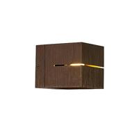 QAZQA Moderne wandlamp donkerbrons - Transfer Groove - thumbnail