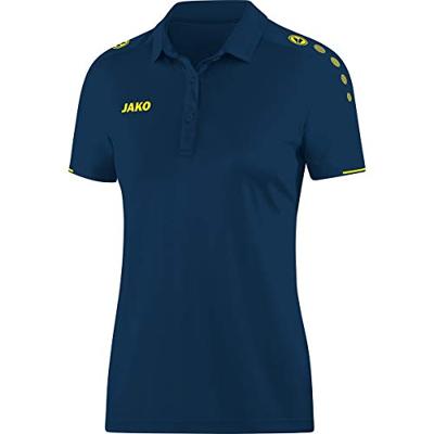 JAKO 6350D Polo Classico Dames - Nachtblauw/Citroen - 36