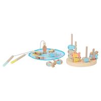 Classic World world houten visspel zeehond, 24dlg. - thumbnail