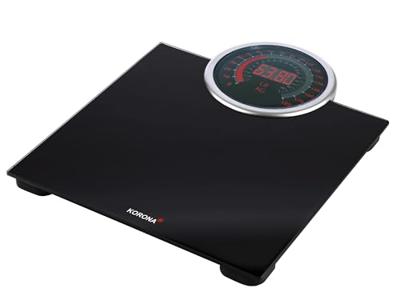 Korona CORA Personenweegschaal Digitaal Weegbereik (max.): 180 kg Zwart