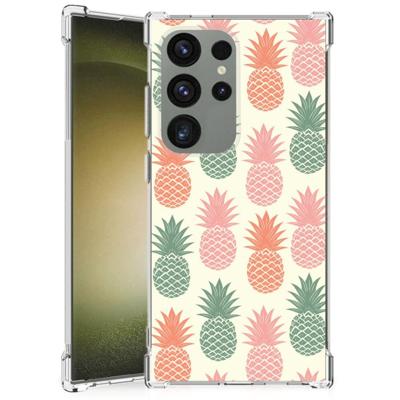 Samsung Galaxy S24 Ultra Beschermhoes Ananas Samsung Galaxy S24 Ultra Beschermhoes Ananas