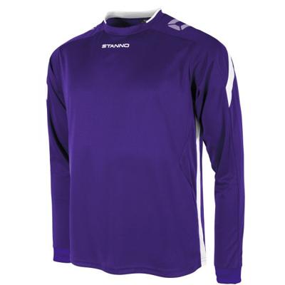 Stanno 411003 Drive Match Shirt LS - Purple-White - XXL