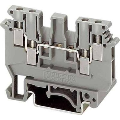 Phoenix Contact 2775375 Doorgangsserieklem 5.2 mm Schroeven Grijs 50 stuk(s)