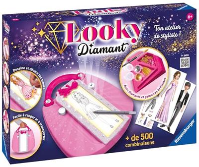Ravensburger-Looky Diamant-Modevormgeving-Diamanten-Briljante schilderijen-Ontspanning en creatieve activiteit-Creativiteit-6-jarigen-23856 Ravensburger-Looky Diamant-Modevormgeving-Diamanten-Briljante schilderijen-Ontspanning en creatieve activiteit-Creativiteit-6-jarigen-23856