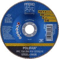 PFERD TOOLS 67766150 PFC 150 Z 60 PSF STEELOX Lamellenschijf Diameter 150 mm Boordiameter 22.23 mm RVS, Staal 10 stuk(s) - thumbnail