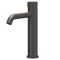 Wastafelkraan IVY Tribe Model M Coldstart RVS316 Geborsteld Carbon Black PVD IVY - thumbnail