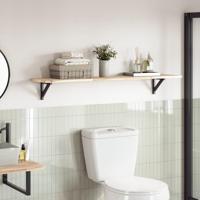 Tafelblad rechthoekig 120x30x2 cm massief acaciahout - thumbnail