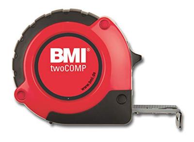 BMI twoCOMP 472341021M Rolmaat 3 m Staal