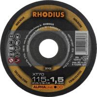 Rhodius 207438 Doorslijpschijf recht 115 mm 1 stuk(s) RVS, Staal - thumbnail
