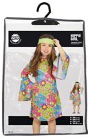 Hippie meisje flower power - thumbnail
