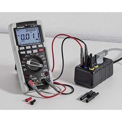 VOLTCRAFT SMA-10 Meetadapter Randaarde stekker - Bus 4 mm, Randaarde koppeling Aanraakveilig Zwart