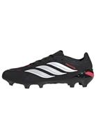 adidas Predator League Gras Voetbalschoenen (FG) Zwart Wit Rood - thumbnail